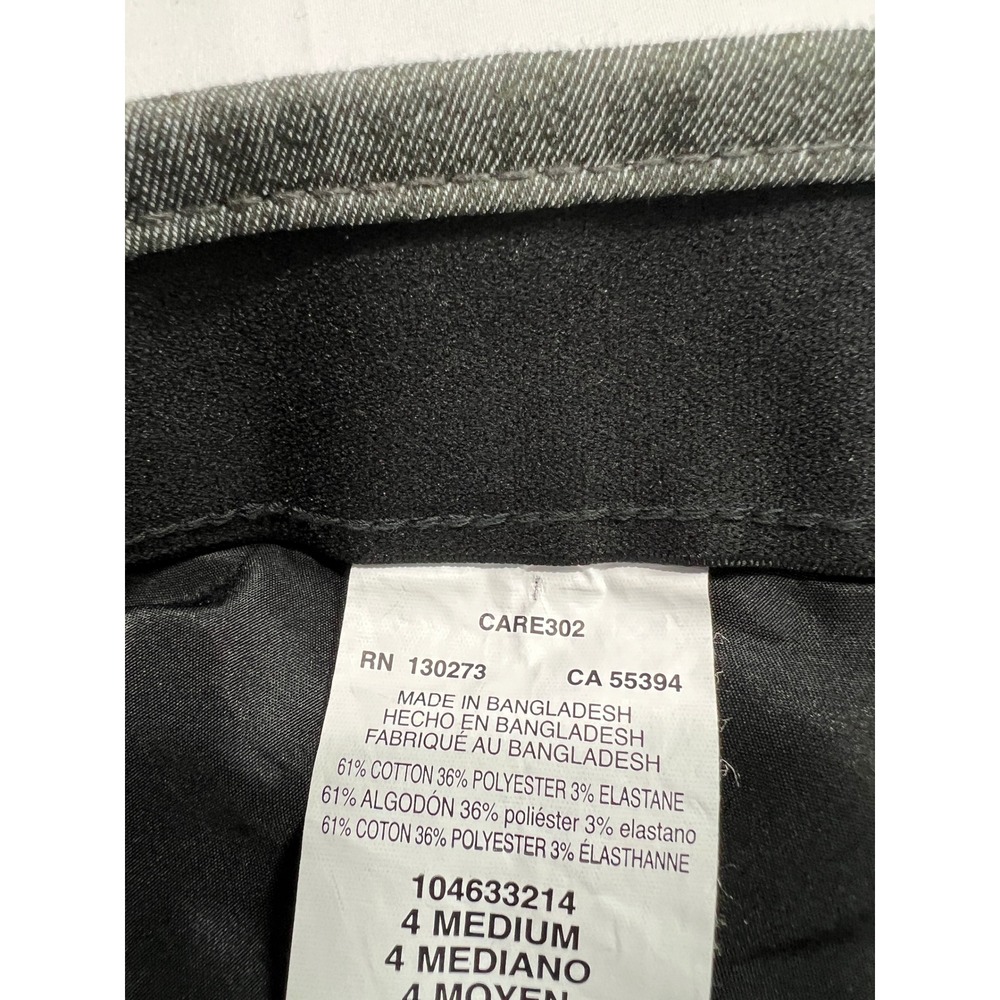 Lee Trouser Women 4 Med Gray Mid Rise Ultra Lux Comfort Flex Motion Waistband A1 - Picture 13 of 13